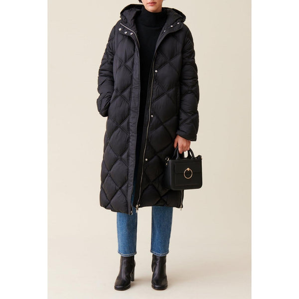 Claudie Pierlot - Piumino Lungo con Cappuccio Trapuntato