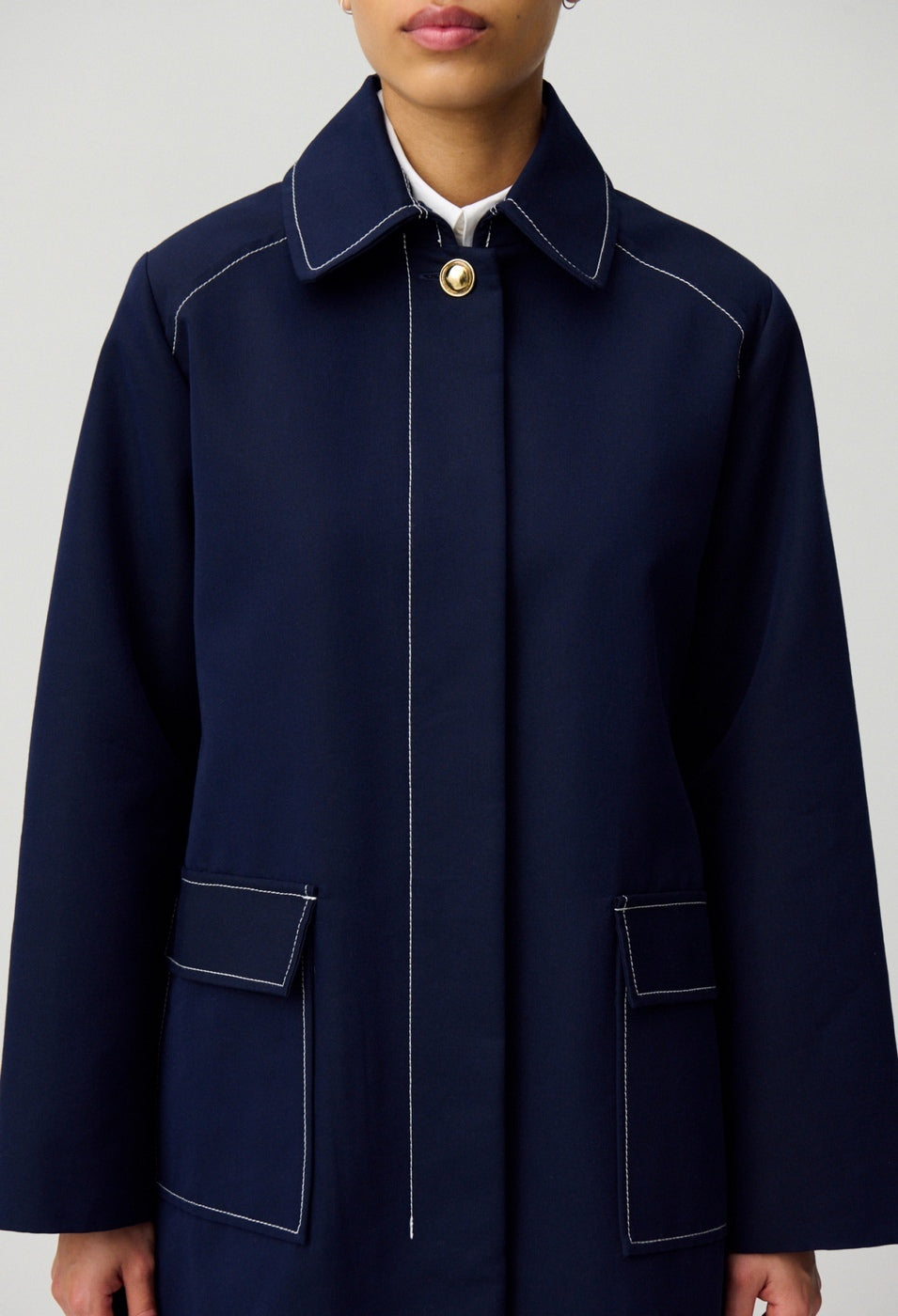 Georgia Navy Coat