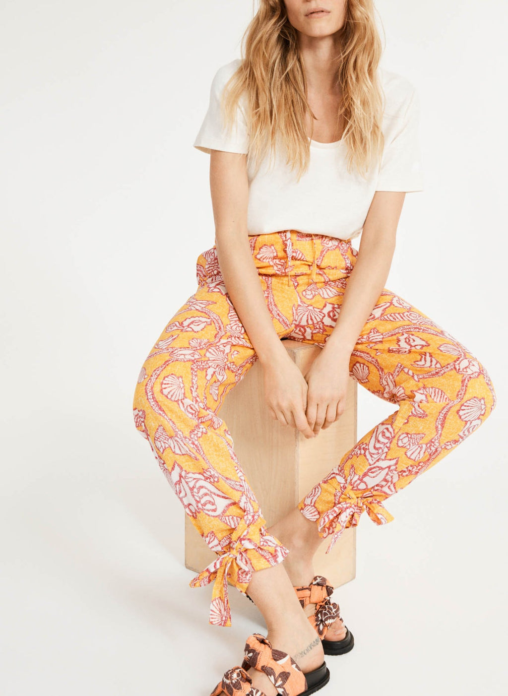 Claudie Pierlot - Trousers - Pavillon - Light Print