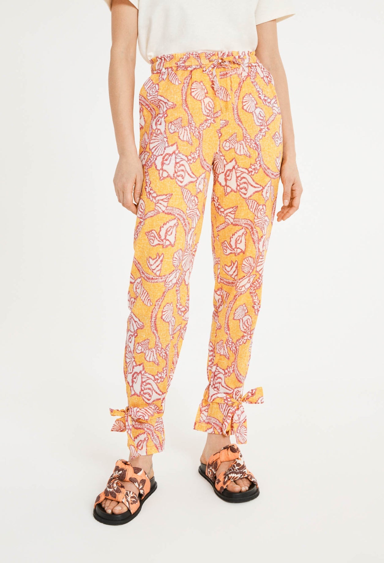 Claudie Pierlot - Trousers - Pavillon - Light Print