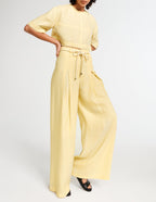 Claudie Pierlot - Pantalon Polie - Jaune Pale