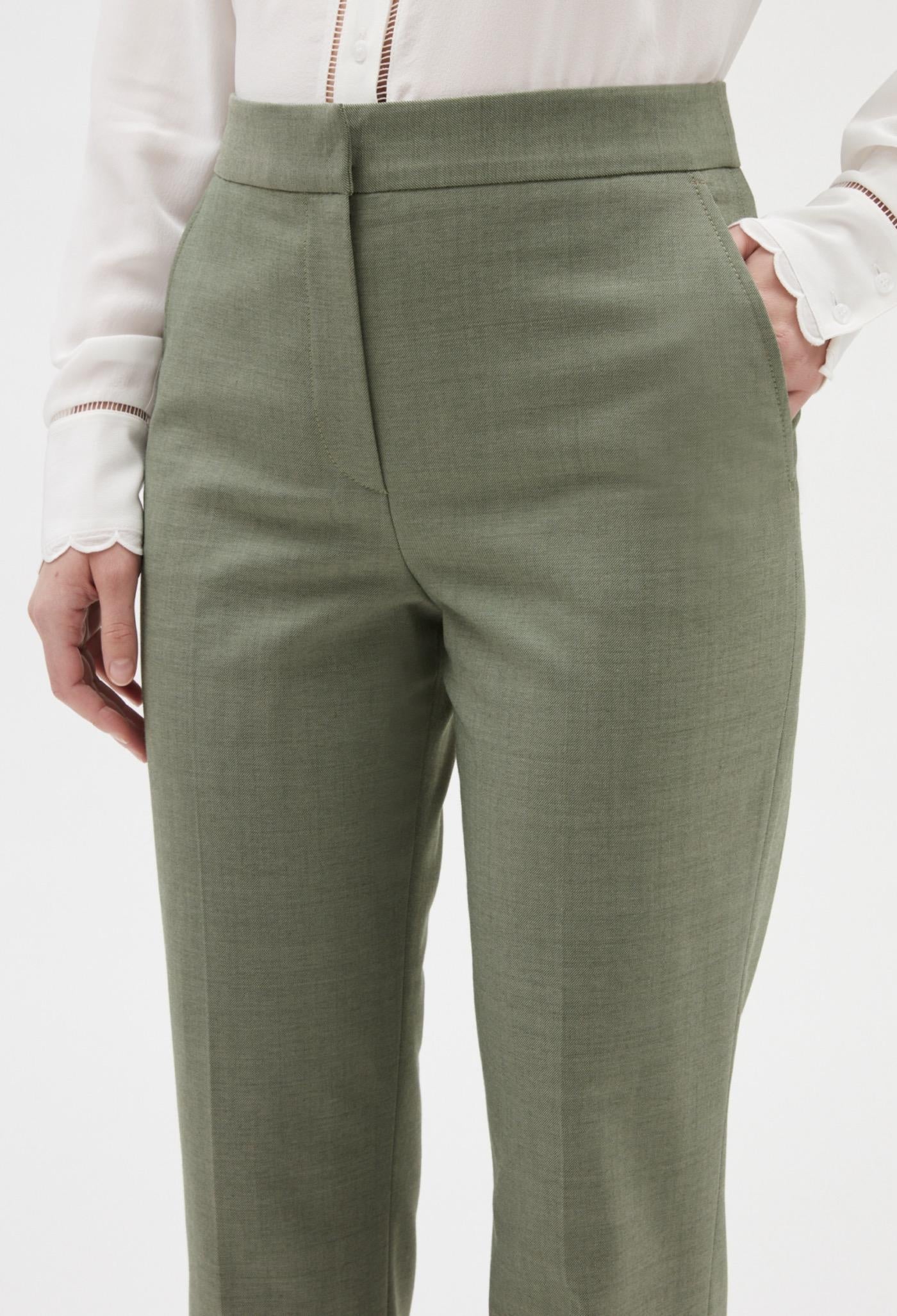 Claudie Pierlot - Pantalon - Parfum - Lichen