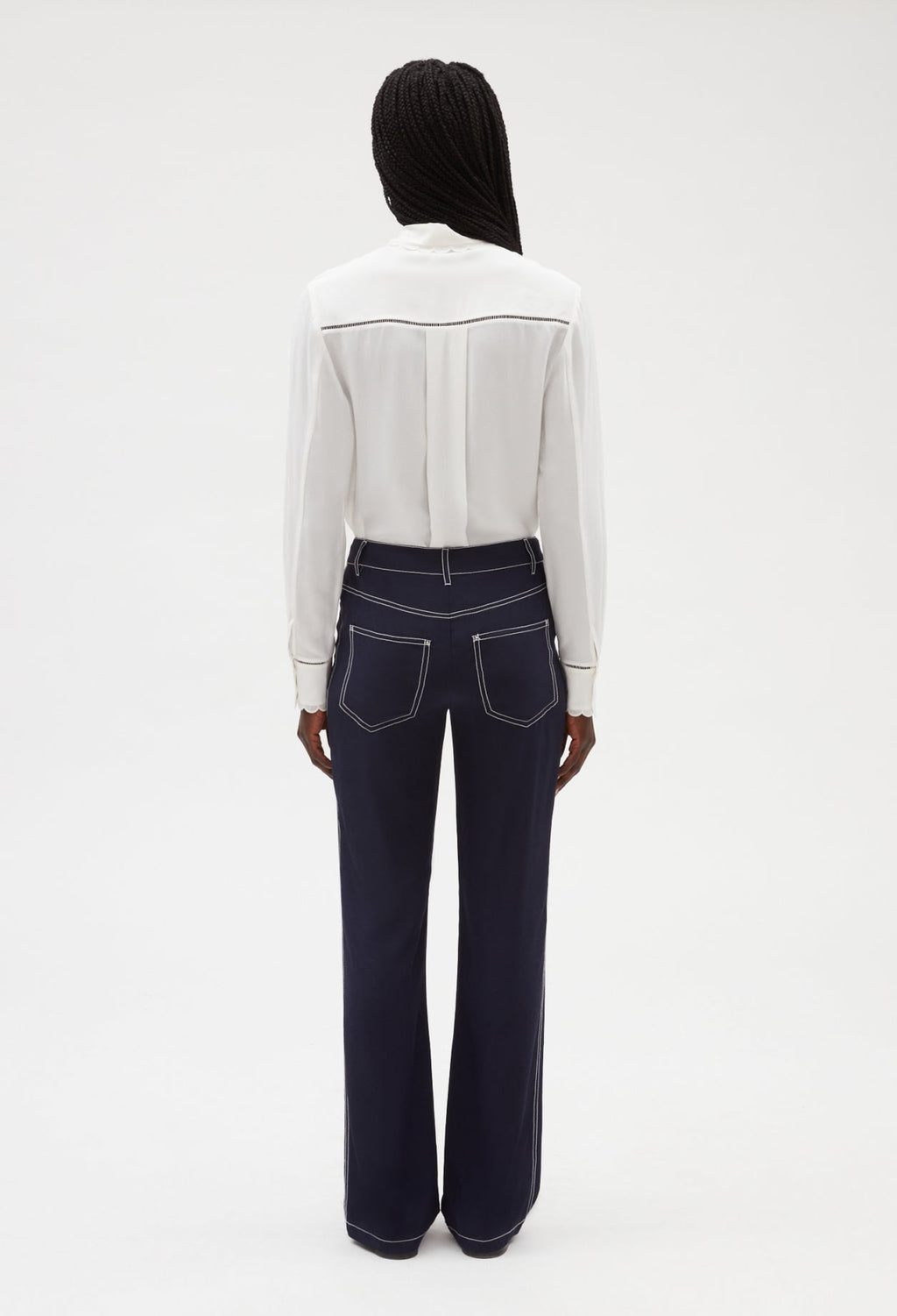 Claudie Pierlot - Pantalon - Palinosoielong - Encre