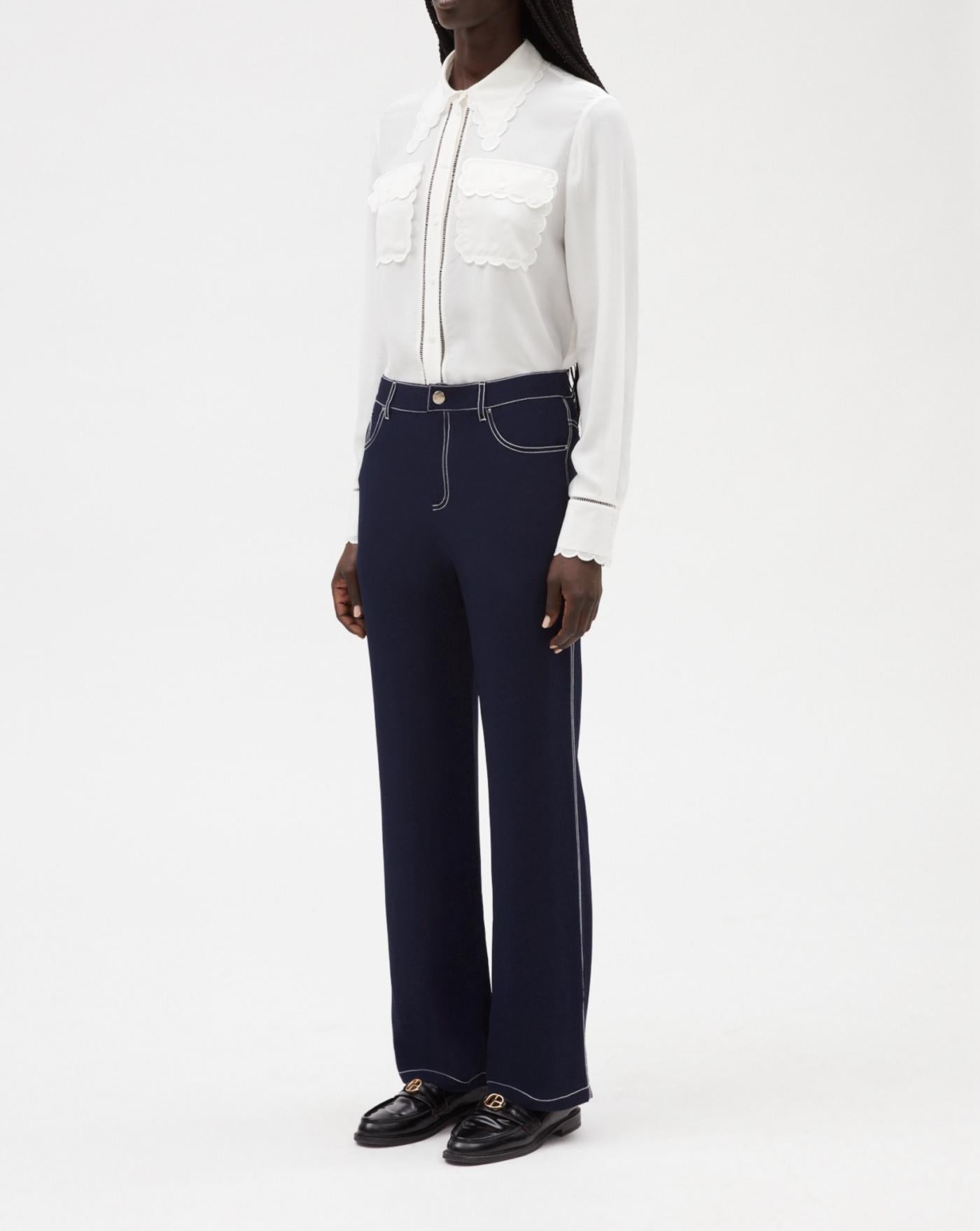 Claudie Pierlot - Pantalon - Palinosoiecourt - Encre