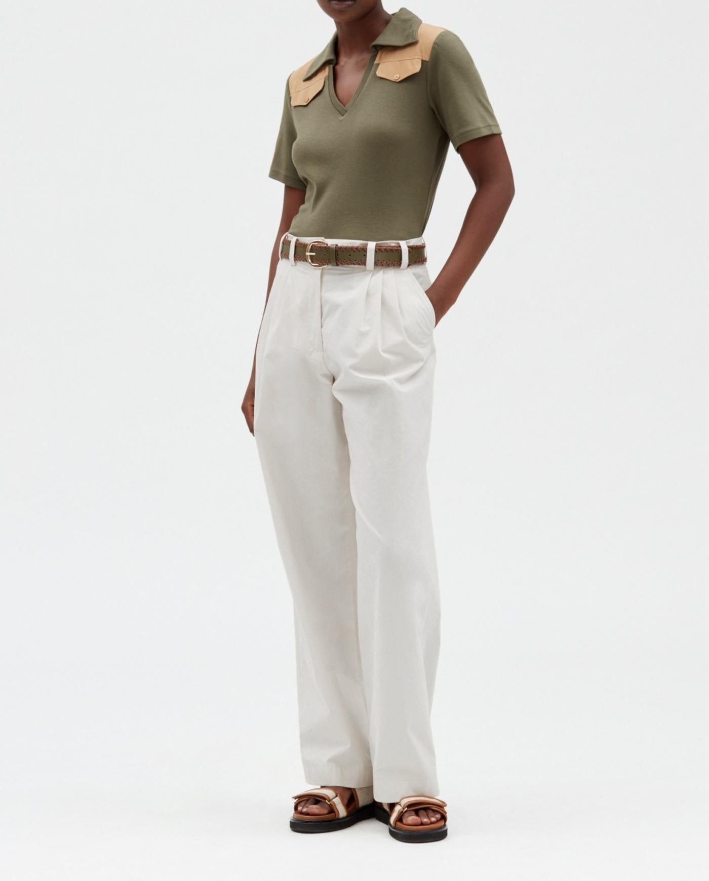 Claudie Pierlot - Pantalon - Pearl - Ivoire