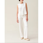 Pantalon Paillette Blanc