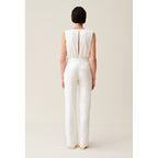 Pantalon Paillette Blanc