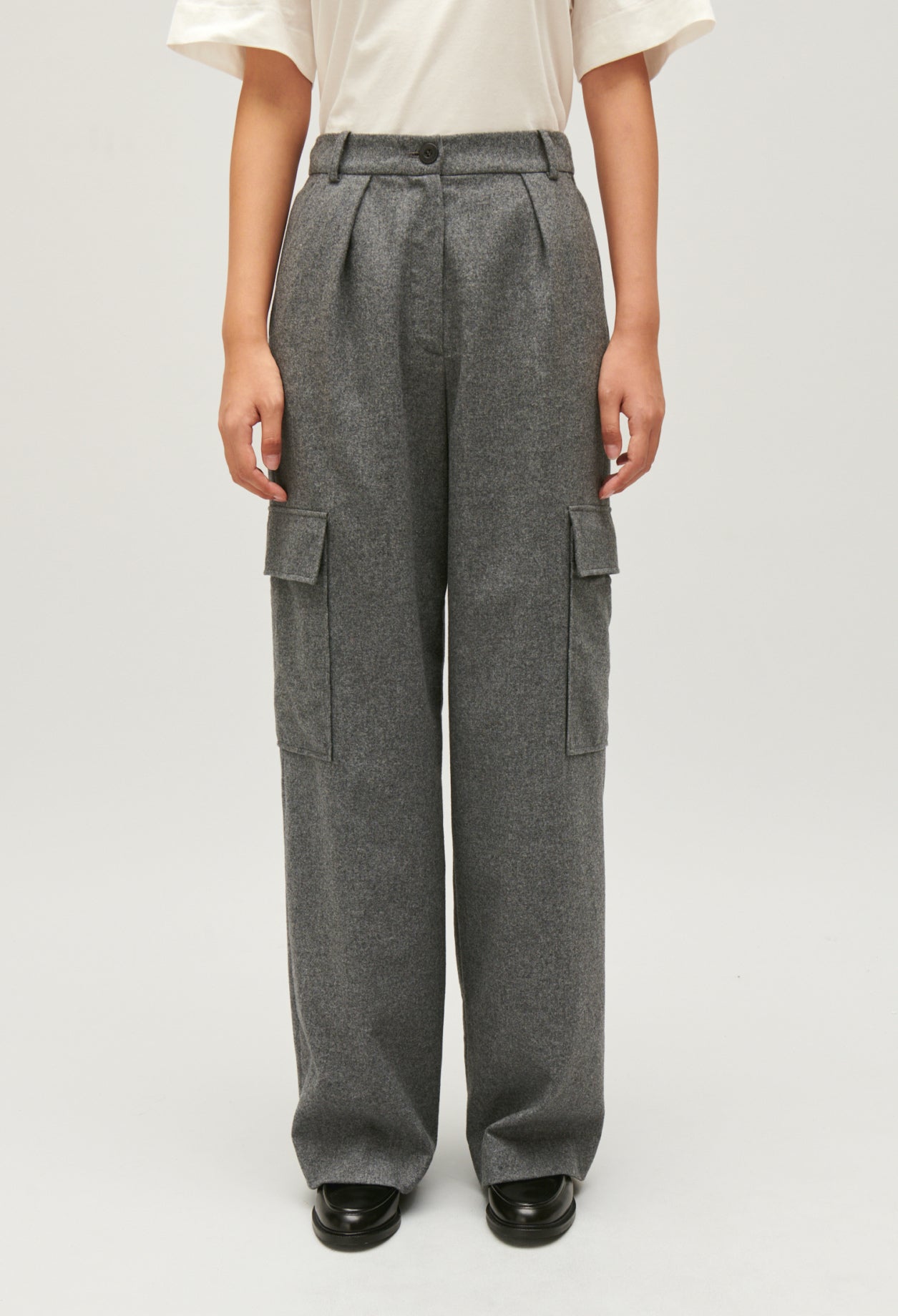 Claudie Pierlot - Pantalon - Palme - Gris Clair