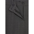 Pantalon Tailleur Gris Chiné