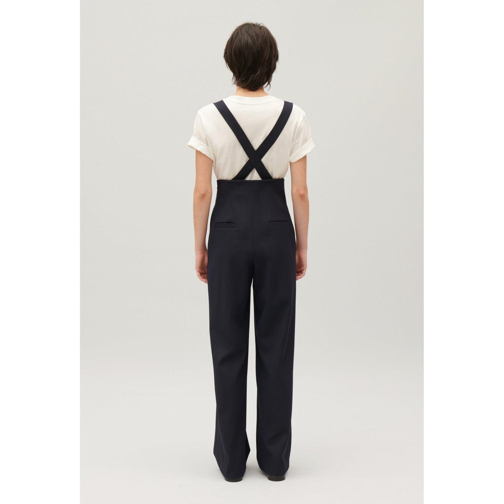 Pantalon Bretelles Marine