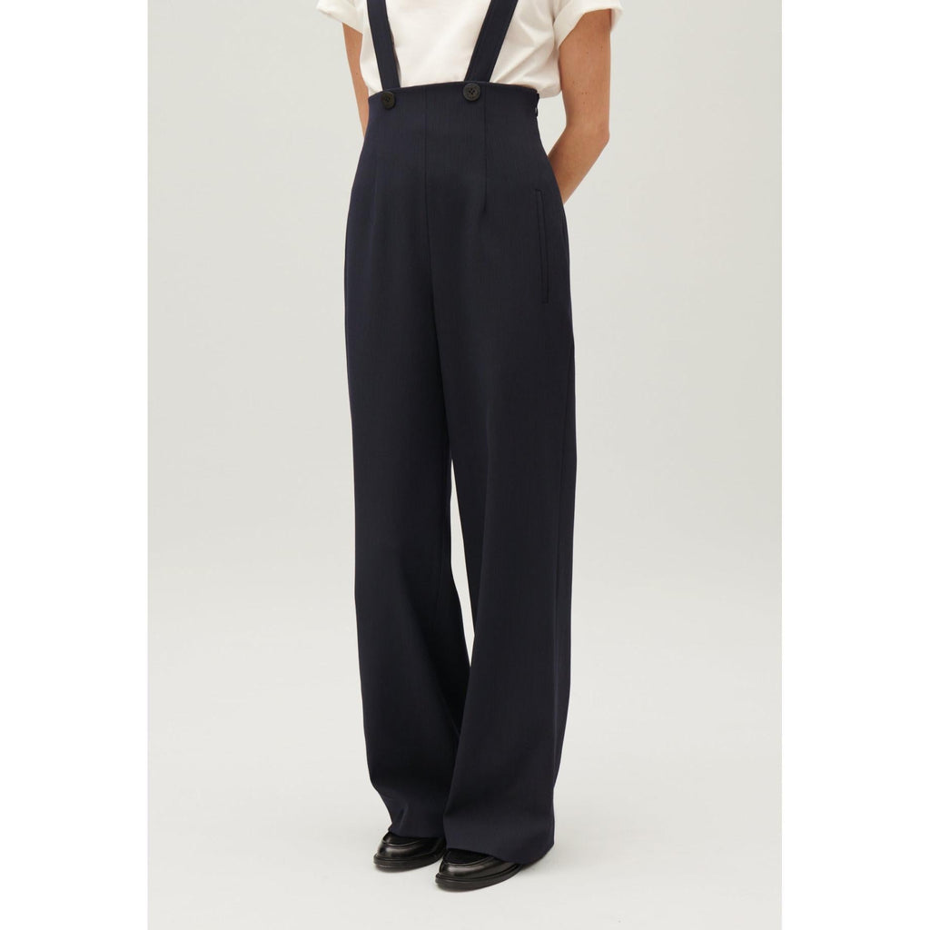 Claudie Pierlot - Pantalon Bretelles Marine
