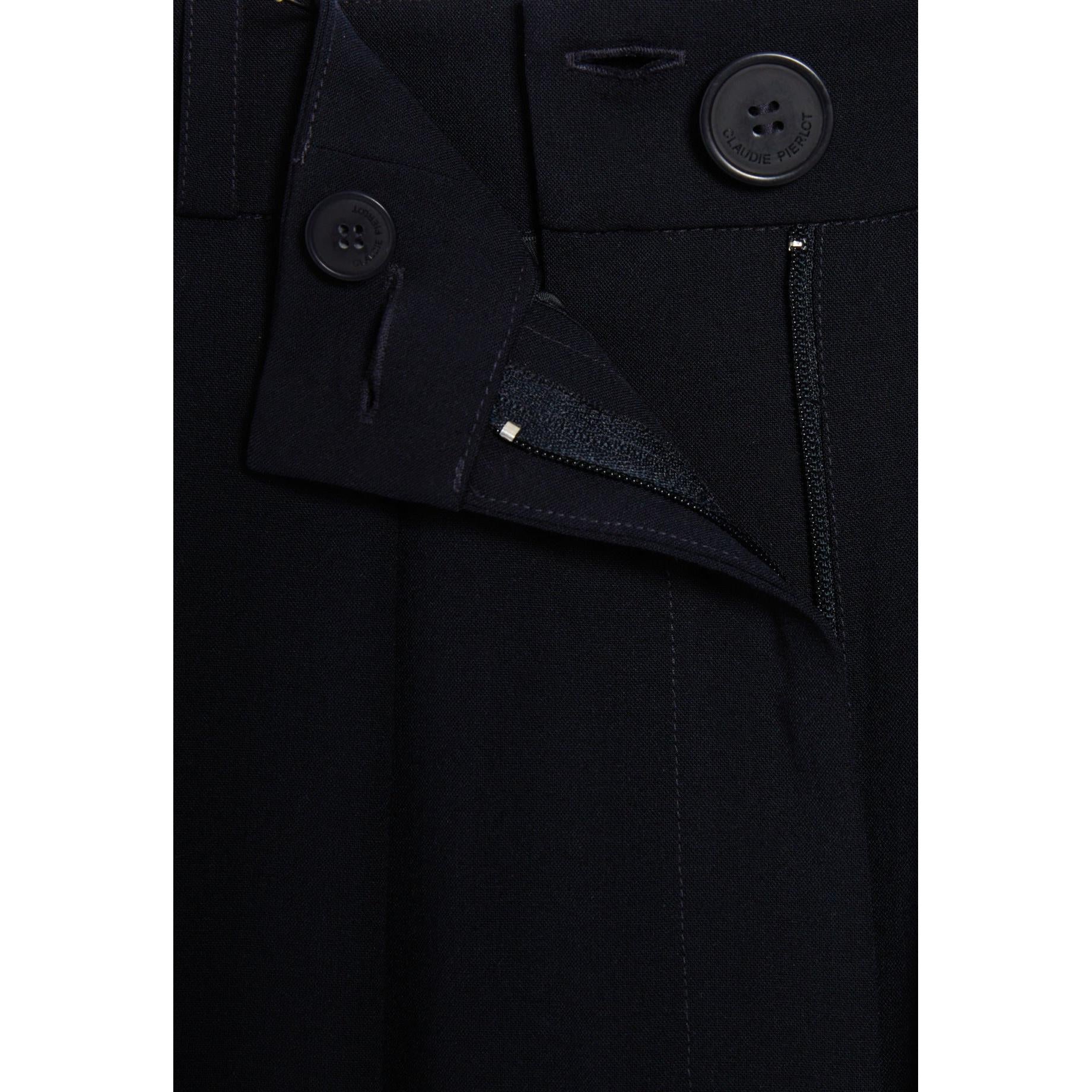 Claudie Pierlot - Pantalon Cargo Marine