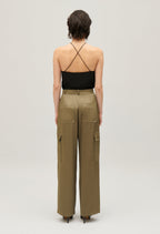 Claudie Pierlot - Pantalon - Palmesatin - Kaki