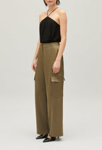 Claudie Pierlot - Pantalon - Palmesatin - Kaki