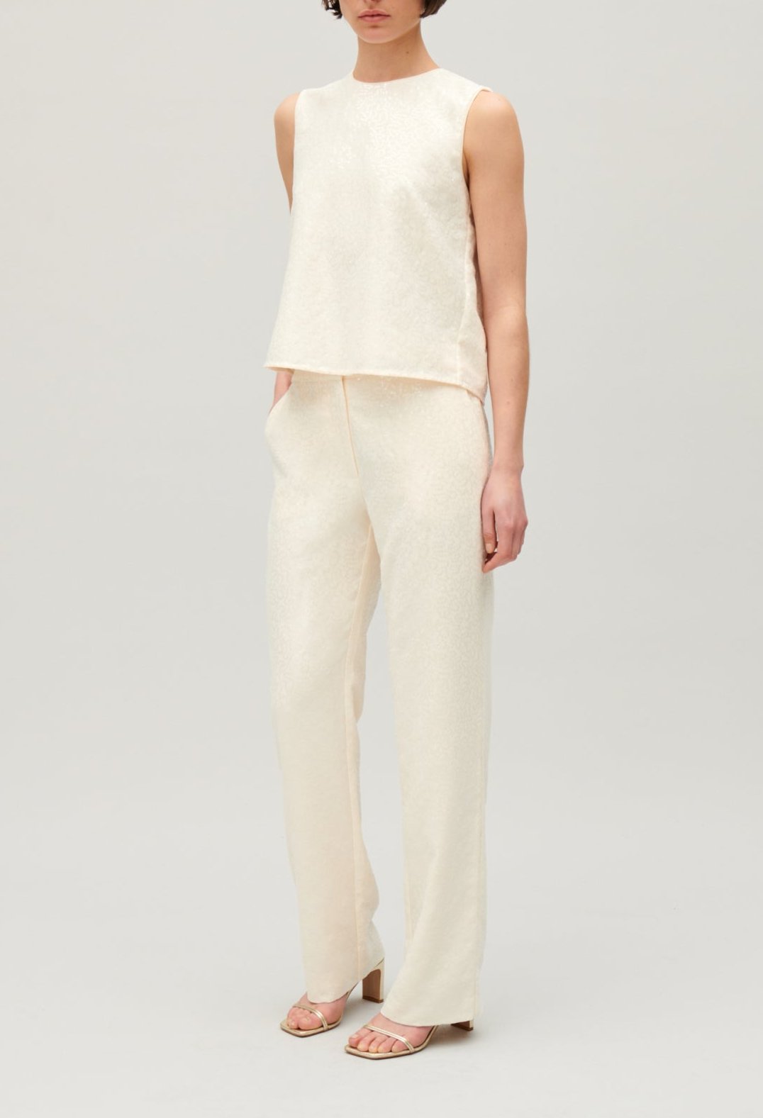 Claudie Pierlot - Pantalon - Palaispaillette - Ecru