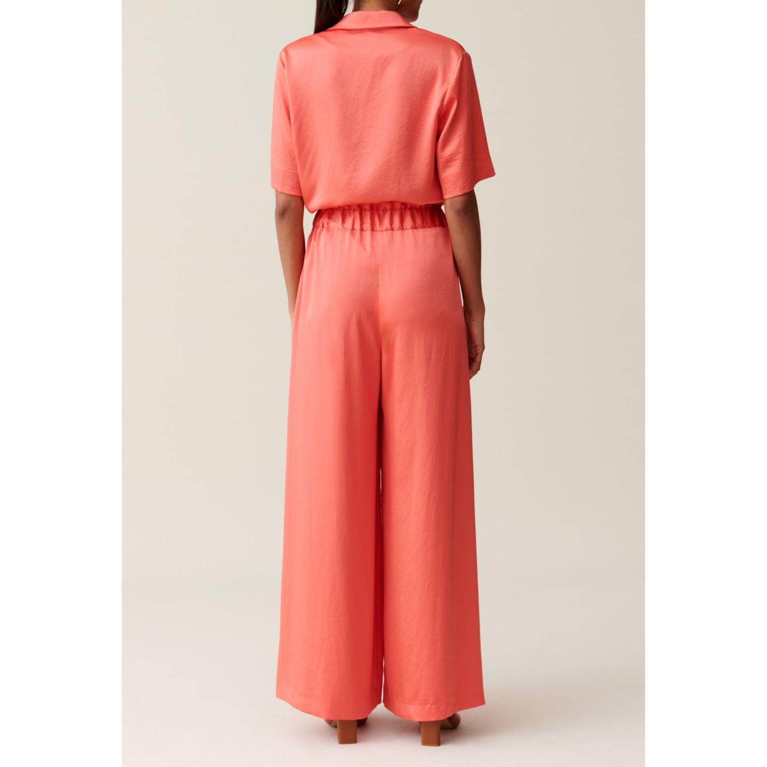 Pantalon Fluide Satiné