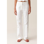 Pantalón Recto Bordado