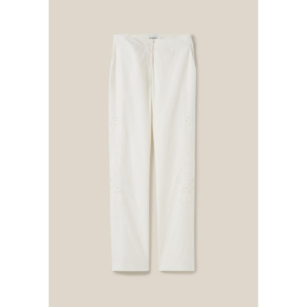 Pantalón Recto Bordado