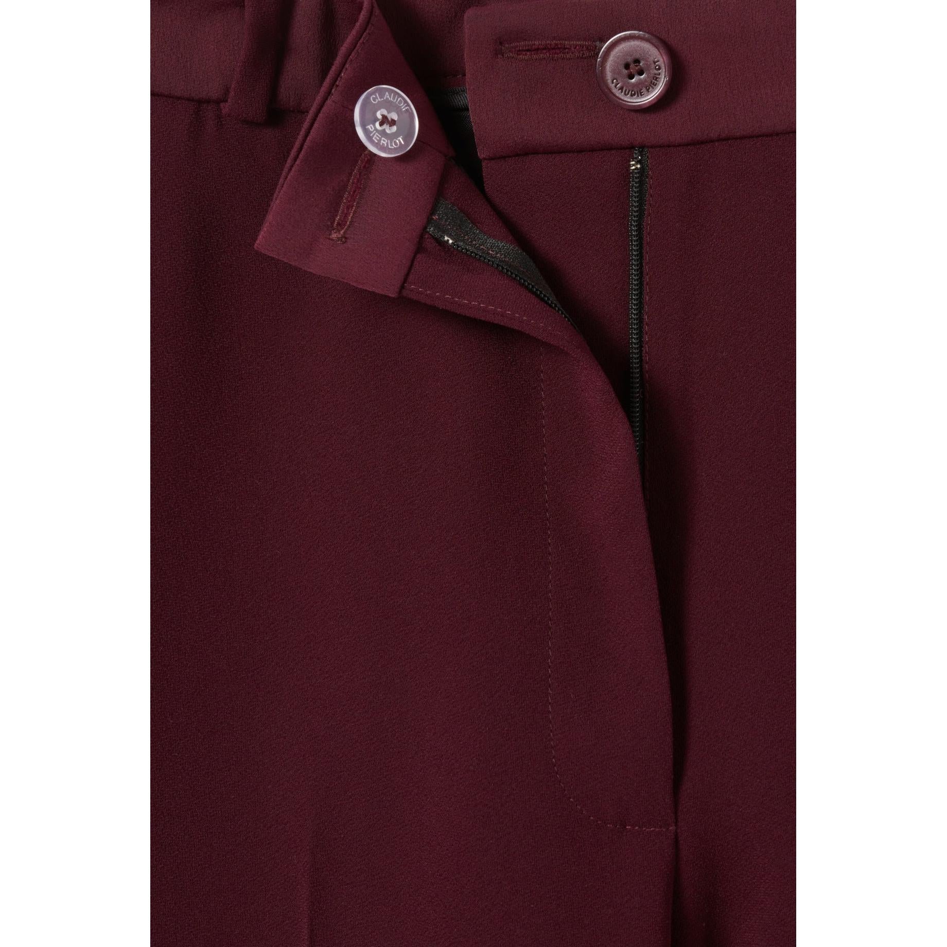 Pantalon Tailleur Coupe Cigarette
