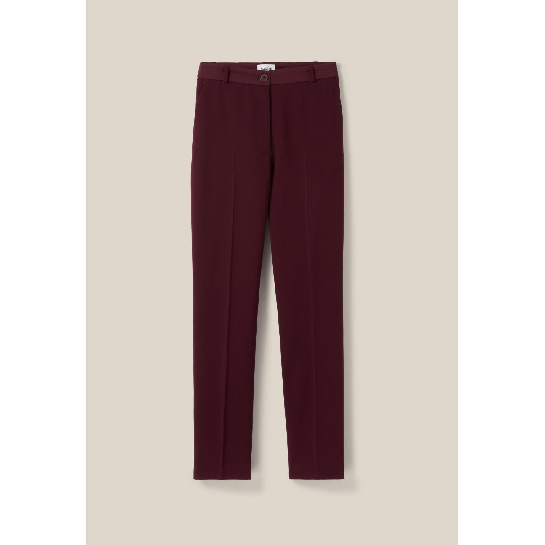 Pantalones de sastre con corte pitillo