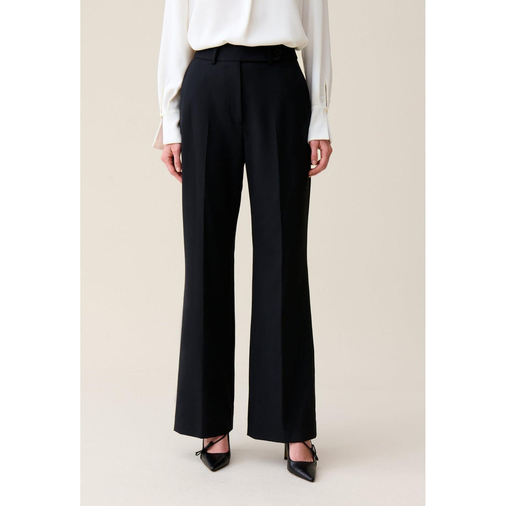 Claudie Pierlot - Pantalon Tailleur Laine Marine