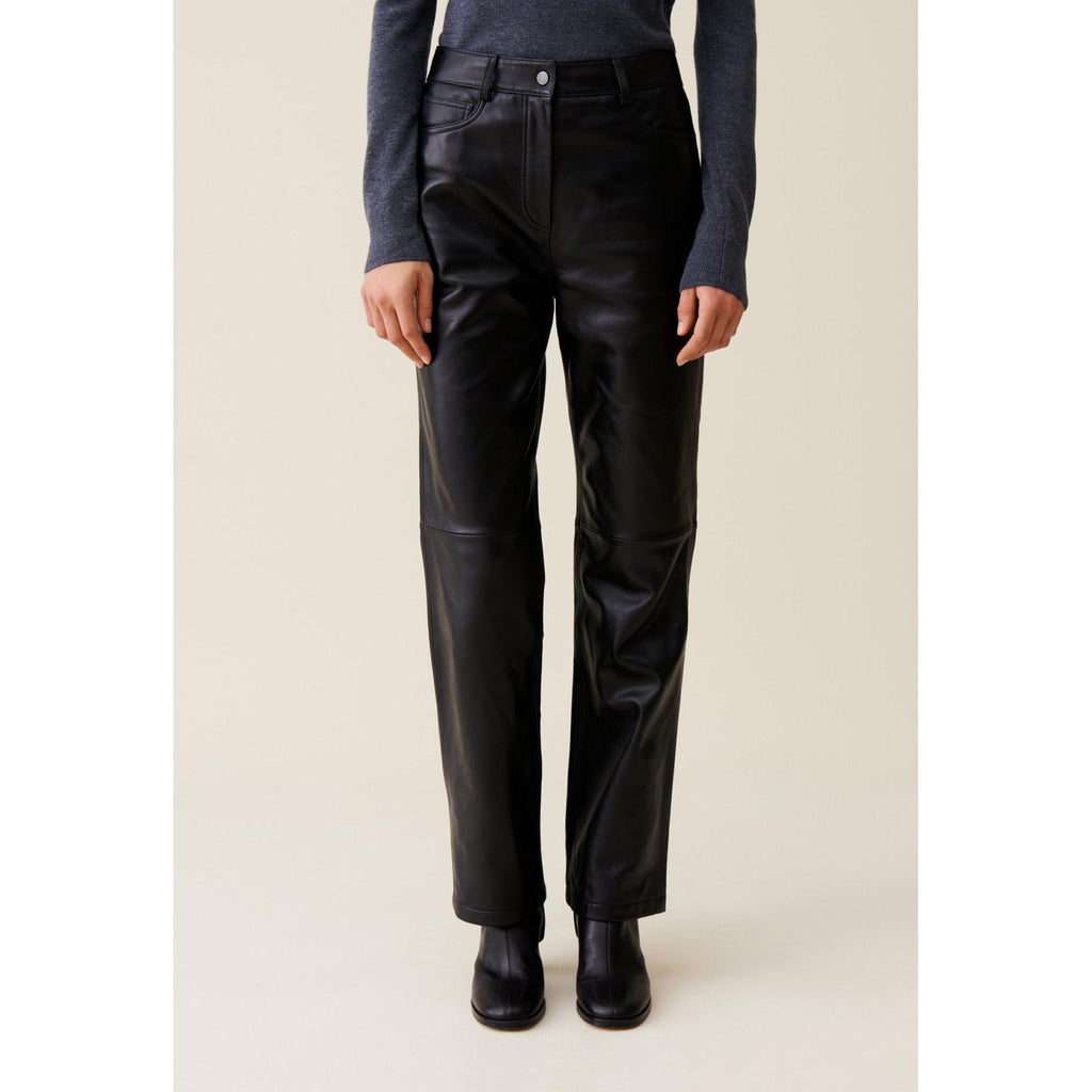 Pantalon Droit Cuir