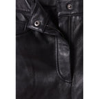 Pantalon Droit Cuir