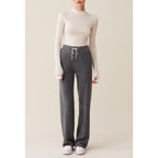 Pantalón Fluido De Cachemira Gris