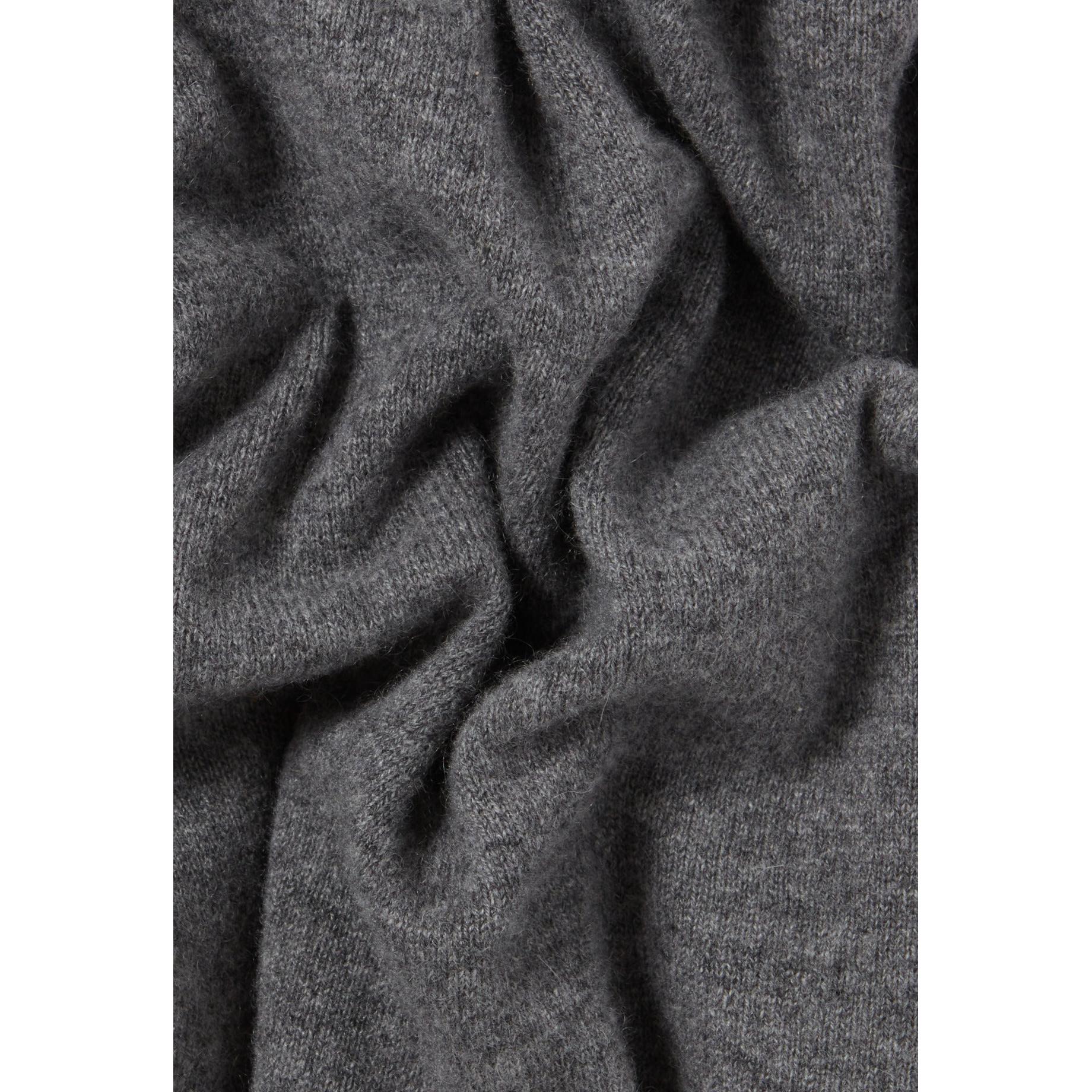 Pantalón Fluido De Cachemira Gris