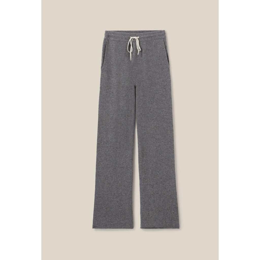 Pantalón Fluido De Cachemira Gris