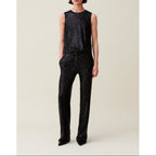 Pantalon Paillette Noir