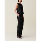 Pantalon Paillette Noir