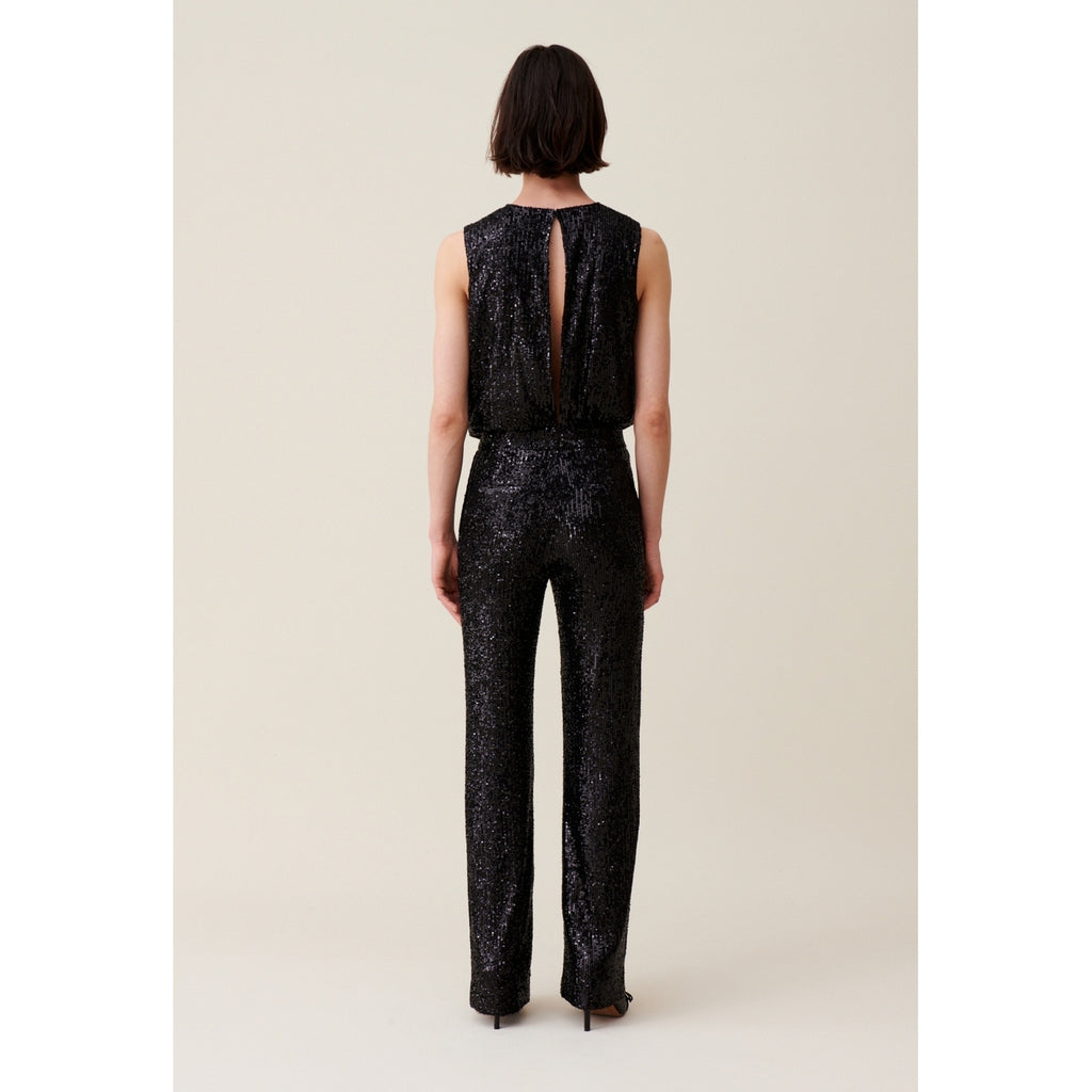 Pantalon Paillette Noir