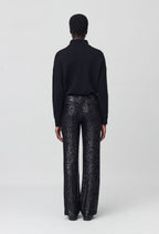 Pantalon Paillette Noir