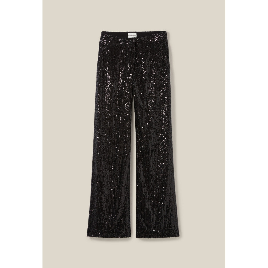 Pantalon Paillette Noir