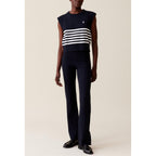 Claudie Pierlot - Pantalon Maille Marine