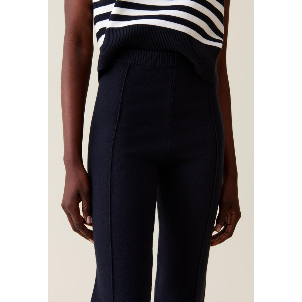 Claudie Pierlot - Pantalon Maille Marine