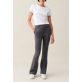 Pantalon Flare Près Du Corps Gris