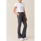 Pantalon Flare Près Du Corps Gris