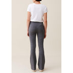 Pantalon Flare Près Du Corps Gris