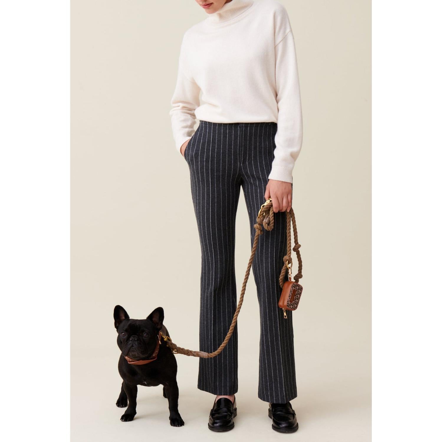 Claudie Pierlot - Pantalon Flare À Rayures