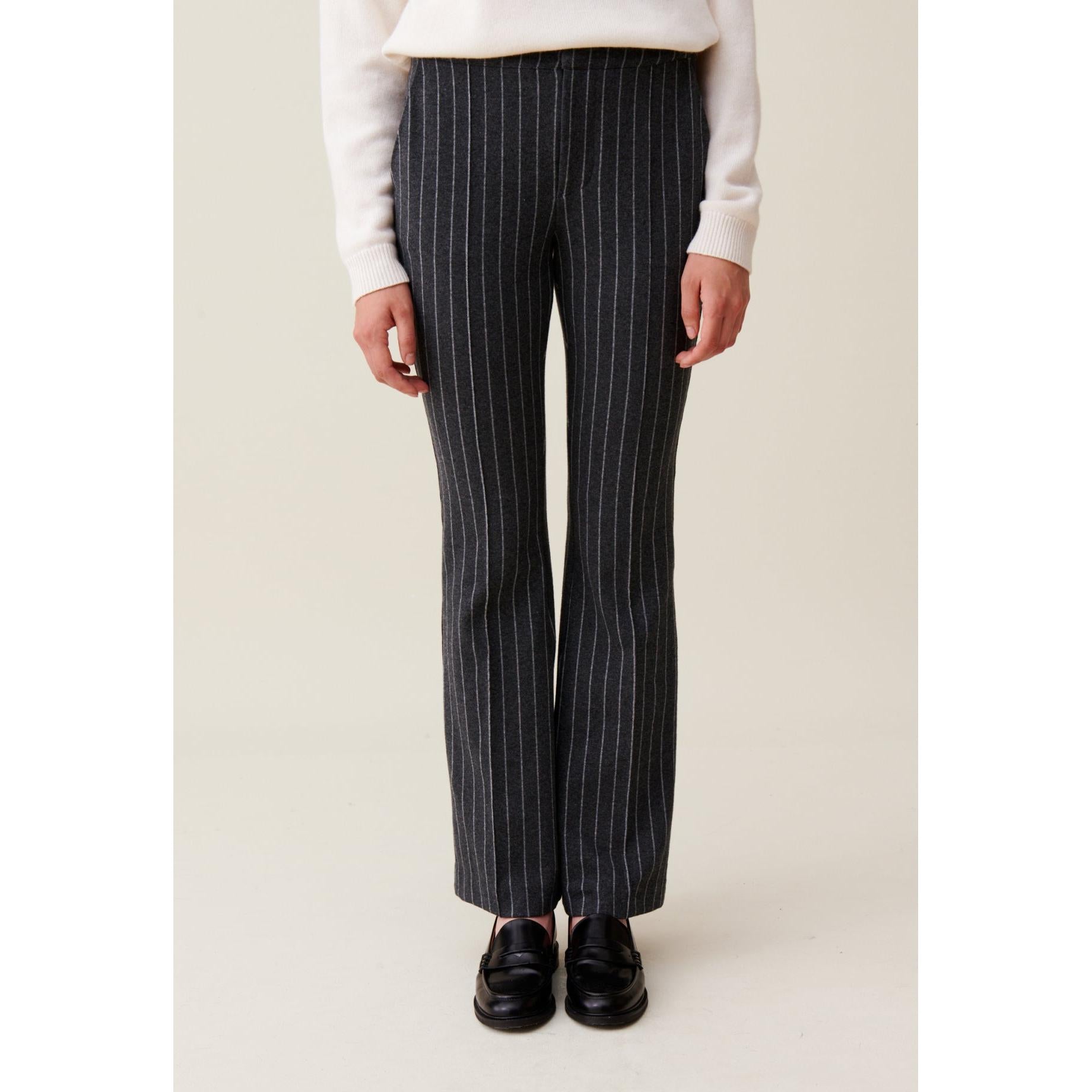 Pantalón Flare A Rayas