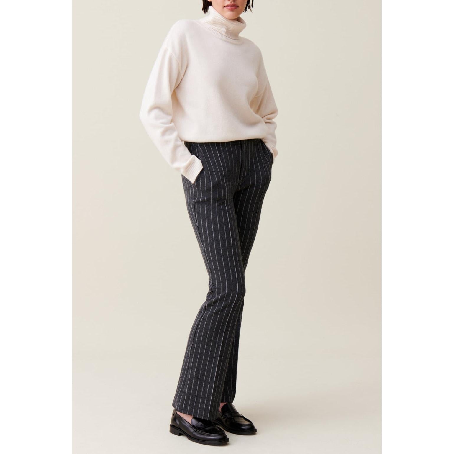 Pantalón Flare A Rayas