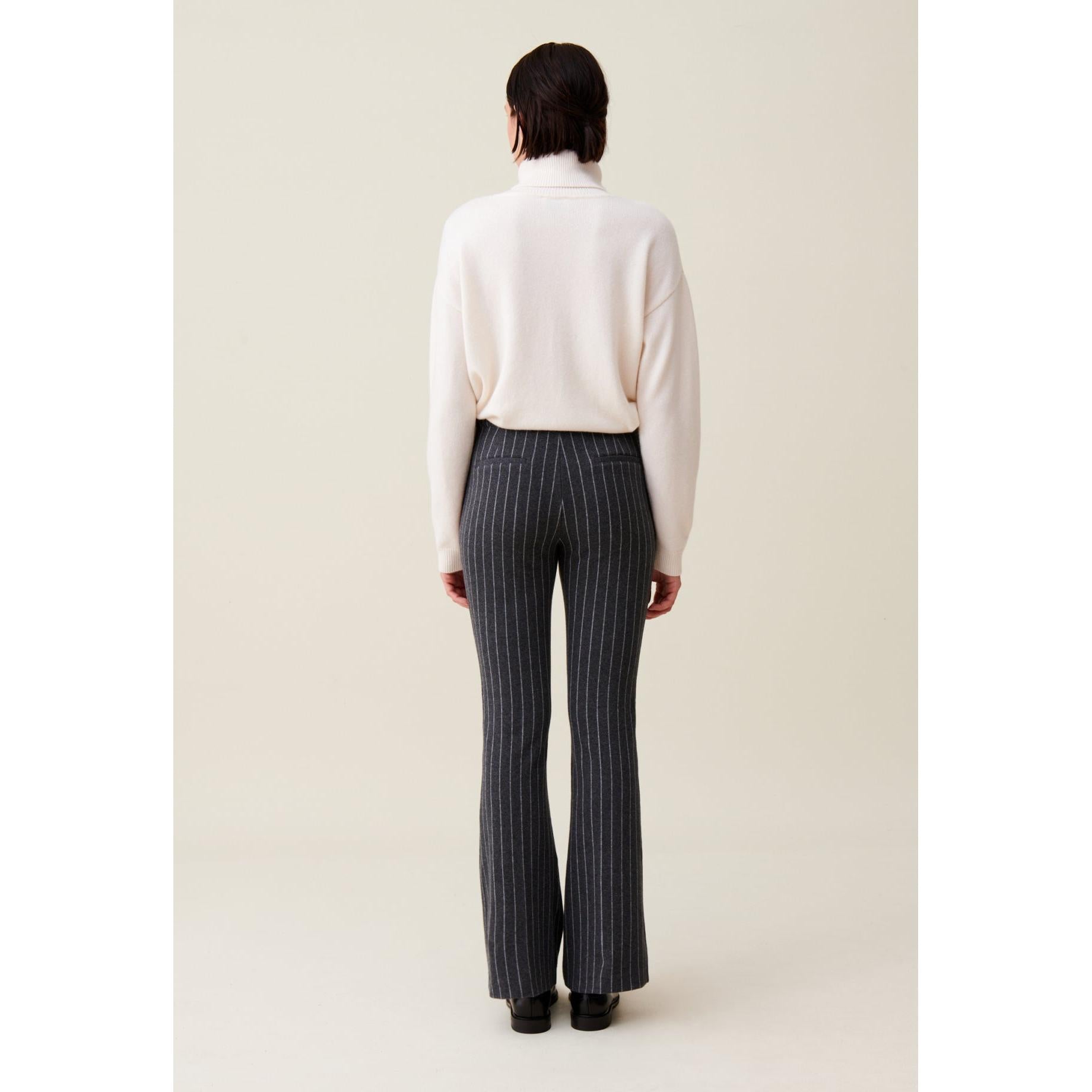 Pantalón Flare A Rayas