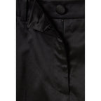 Pantalón Satinado Slim Recto Negro