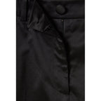 Claudie Pierlot - Black Slim Straight Satin Trousers