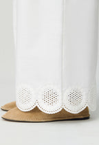 Pistabrode Ecru Trousers