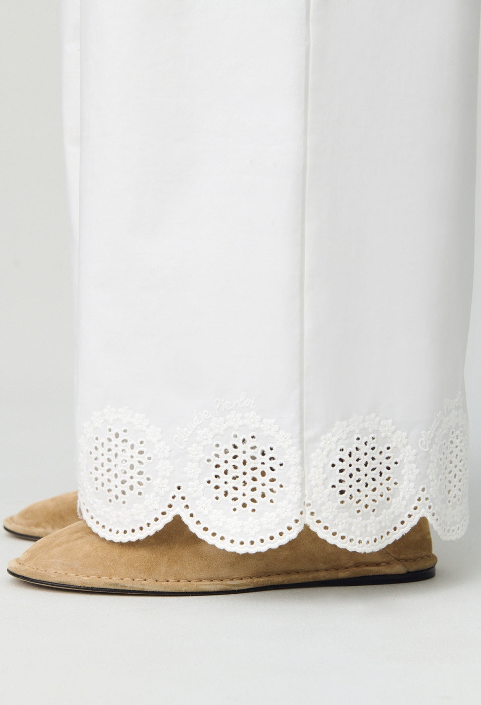 Pistabrode Ecru Trousers