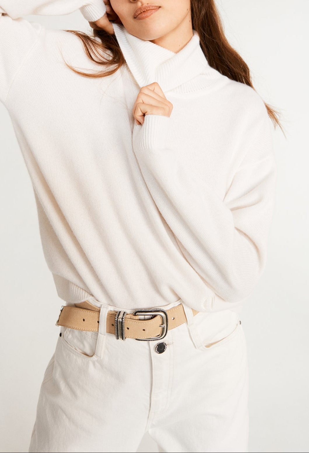 Claudie Pierlot - Cuello Vuelto 100% Cachemira