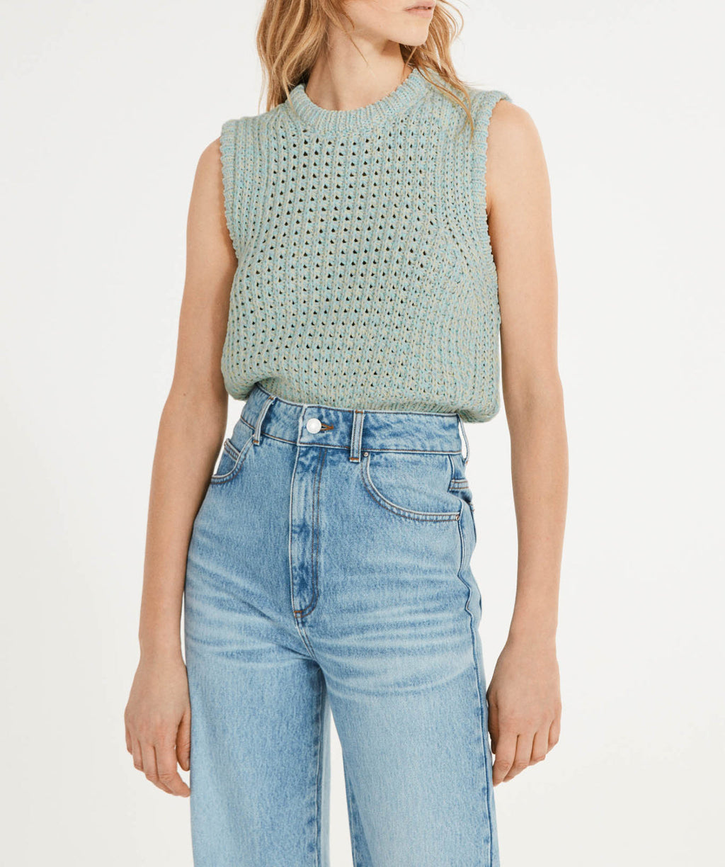 Claudie Pierlot - Pull - Micetta - Vert D'Eau